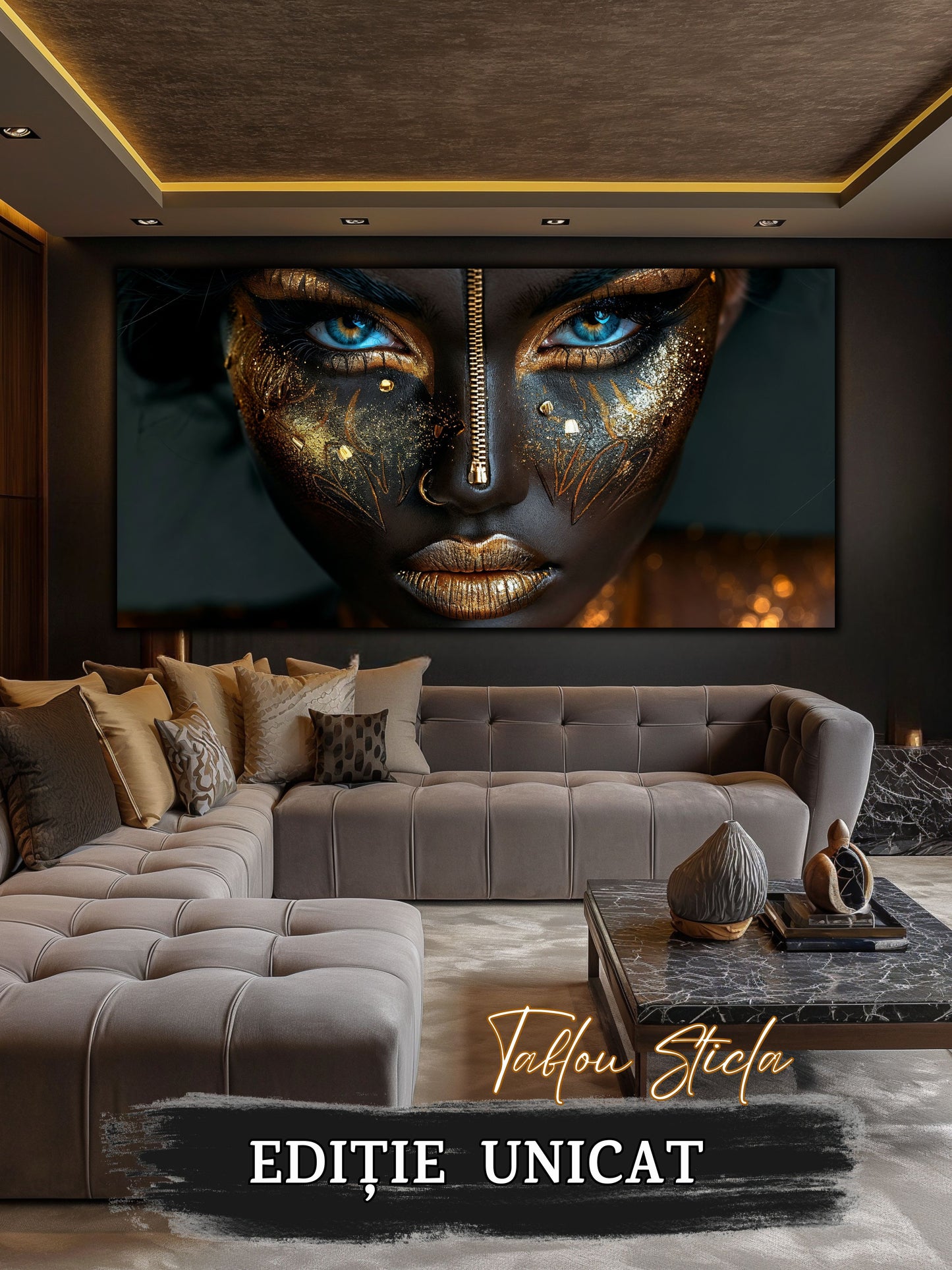 Dark Zen - Tablou Sticla Securizata - 18