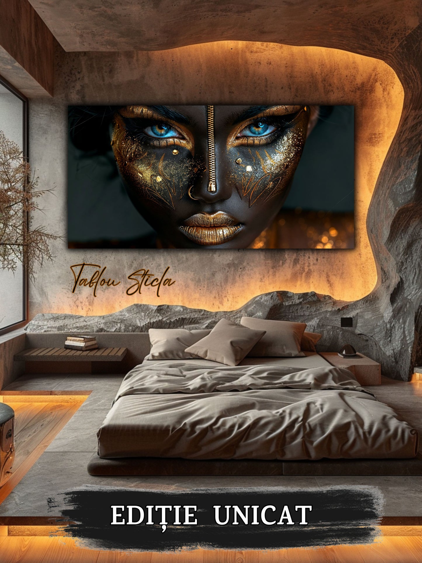 Dark Zen - Tablou Sticla Securizata - 18