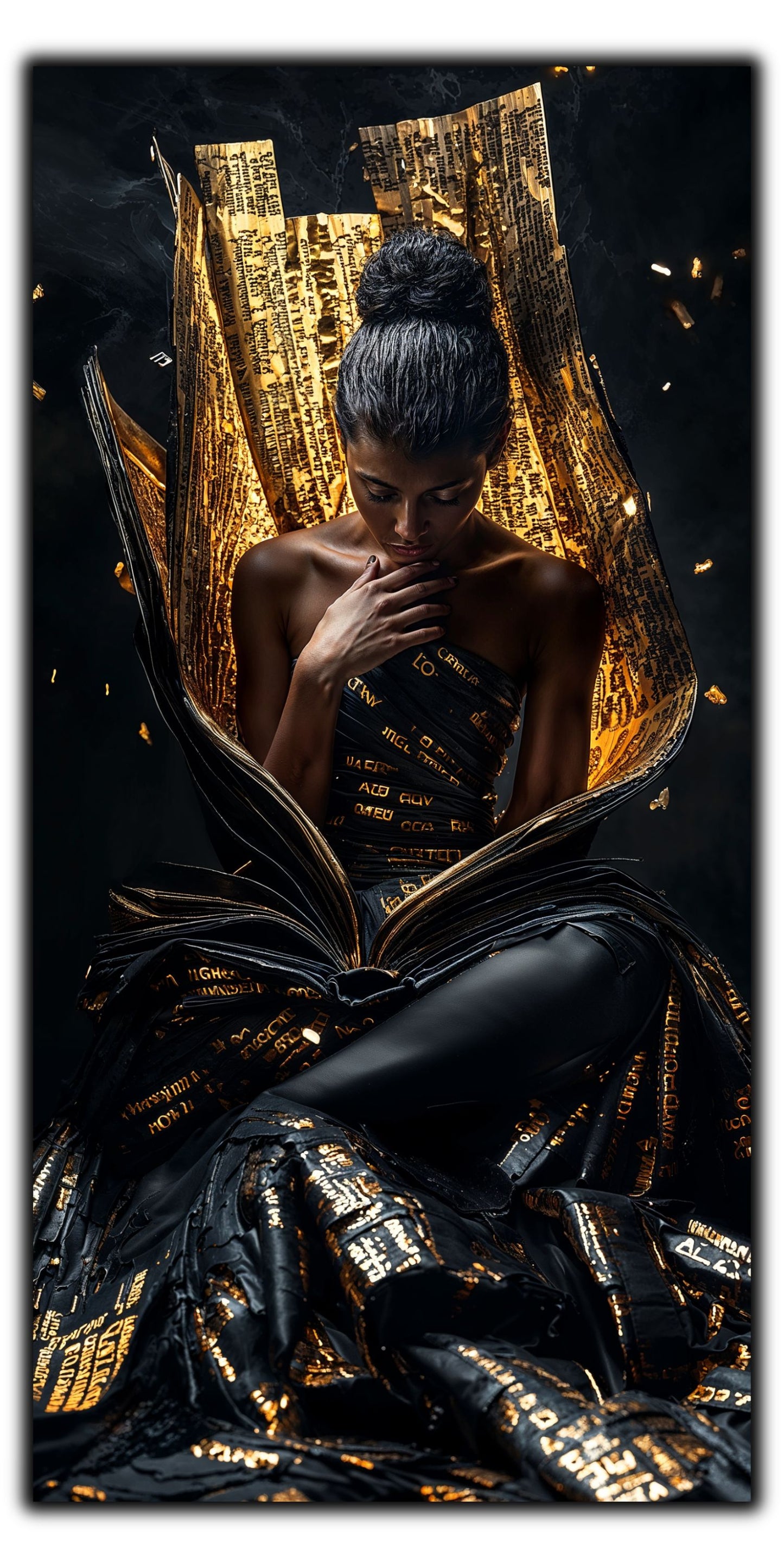 Dark Glow 05 - Tablou Sticla Securizata