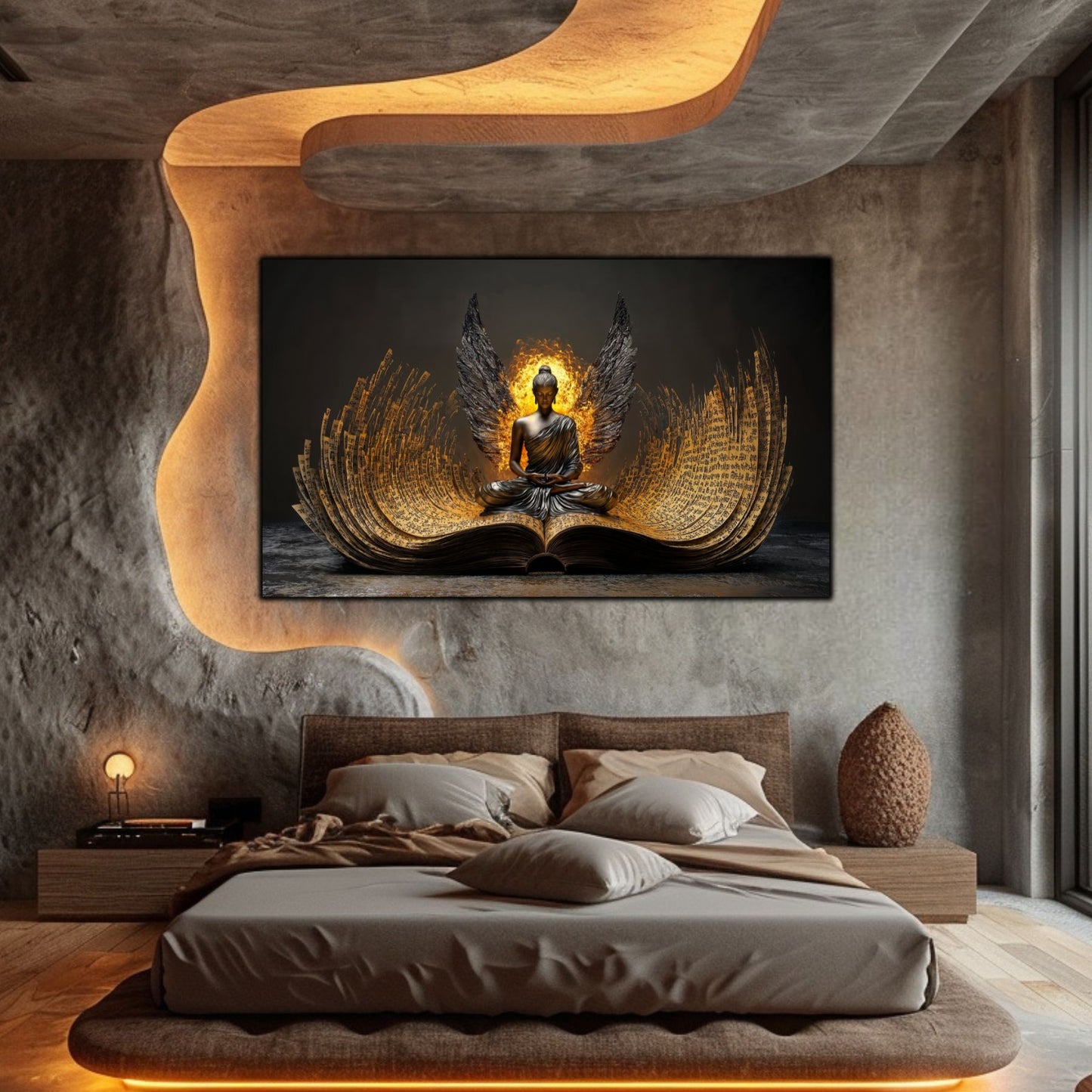 Tablou Decorativ pt Living sau Dormitor - Print UV pe Sticla - „Ascend” - No08