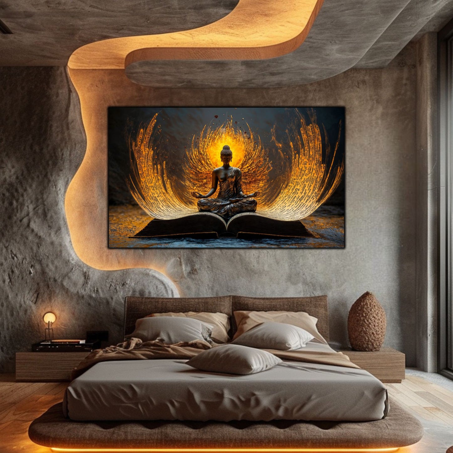 Tablou Decorativ pt Living sau Dormitor - Print UV pe Sticla - „Ascend” - No07