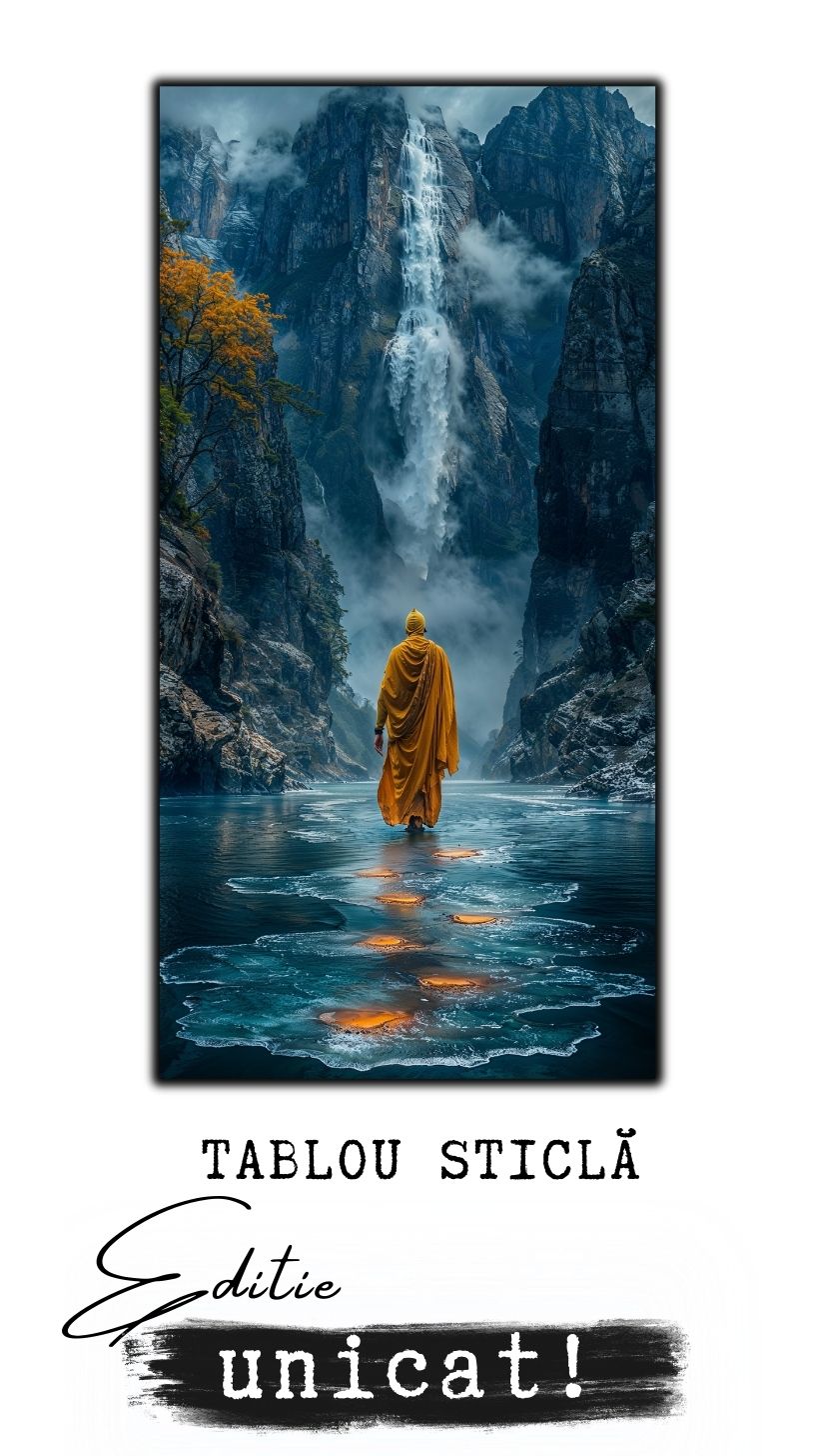 Tablou unicat din sticlă securizată Vanishing Step - No11