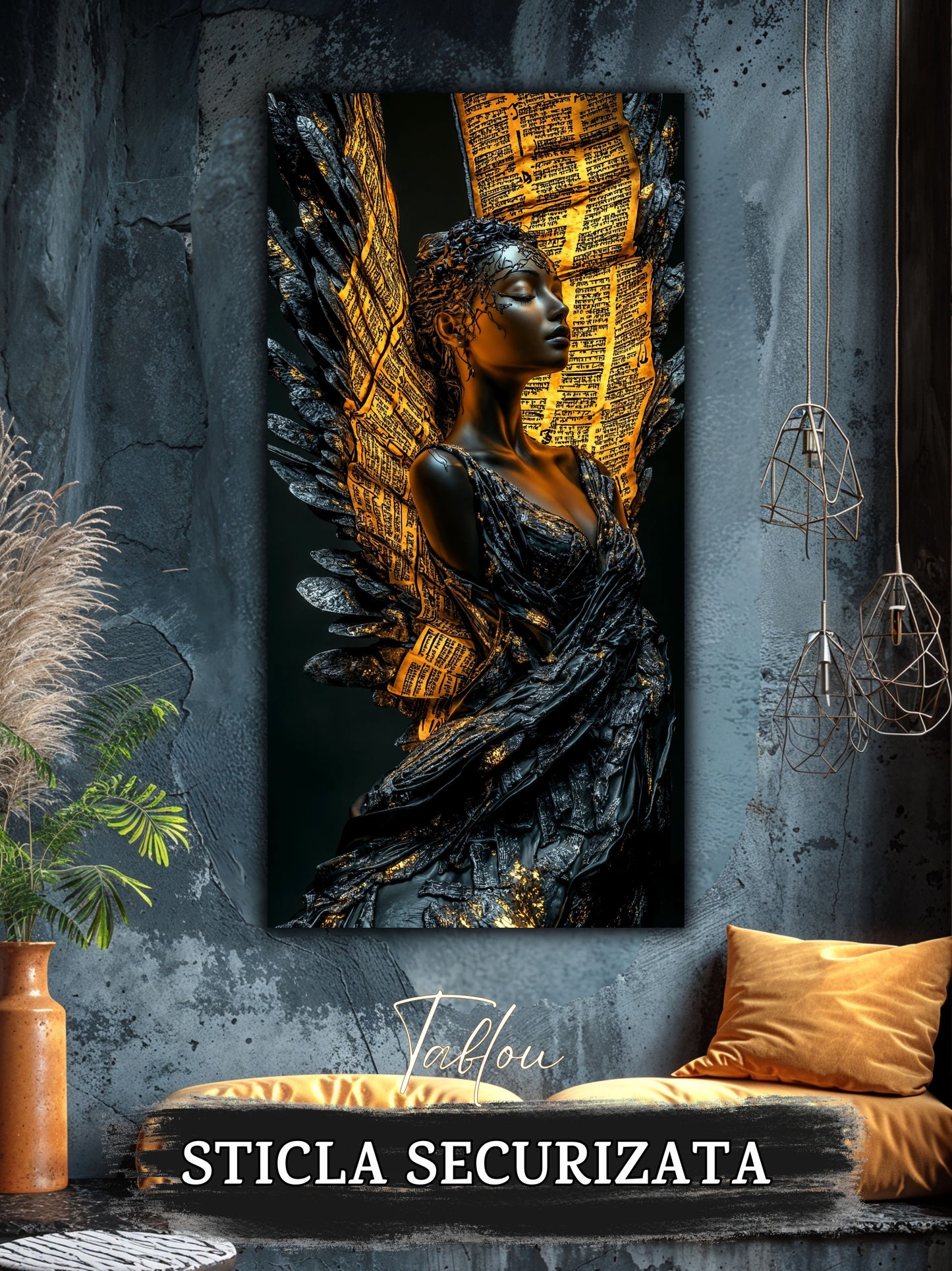 Dark Glow 18 - Tablou Sticla Securizata