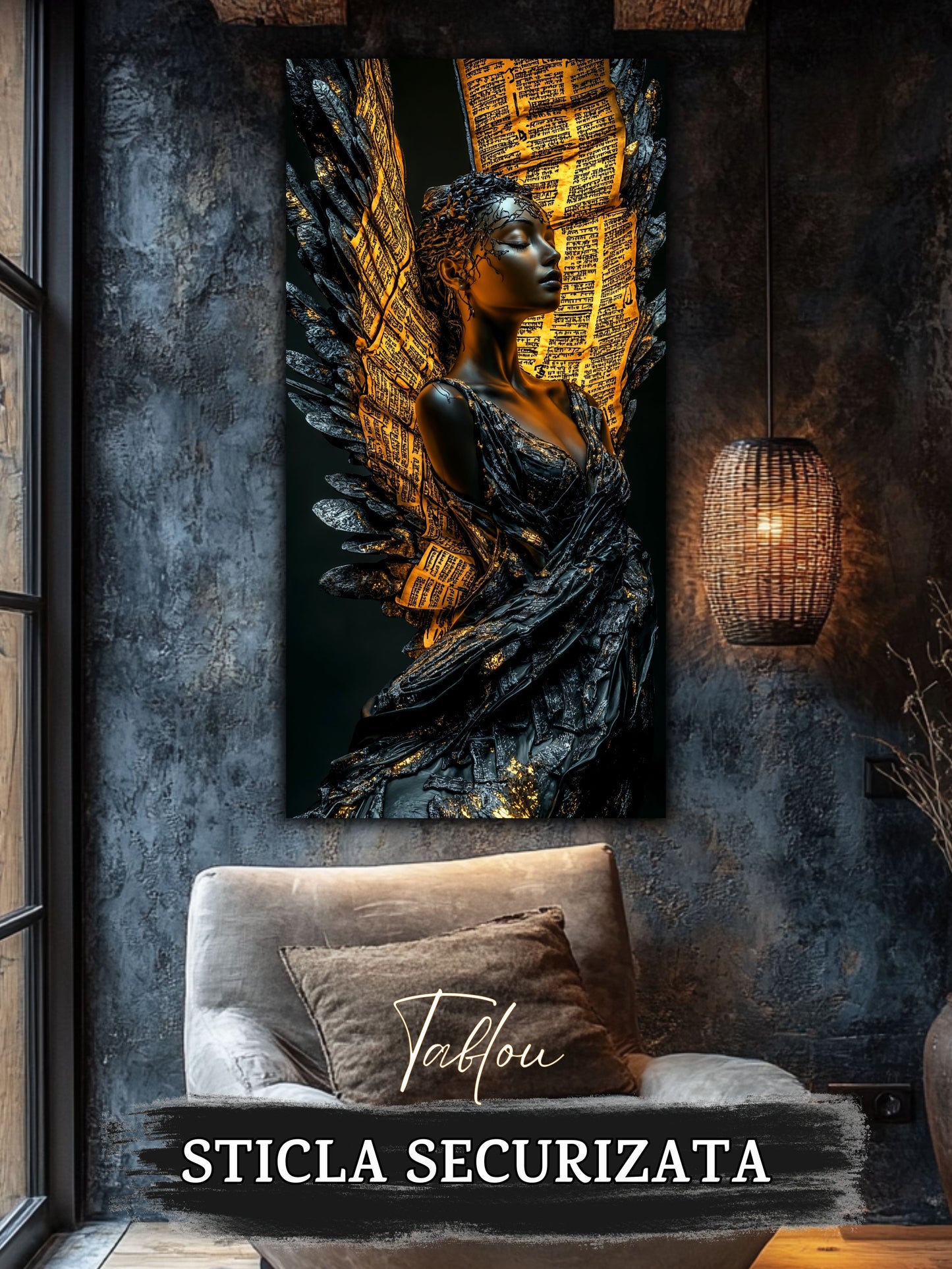 Dark Glow 18 - Tablou Sticla Securizata