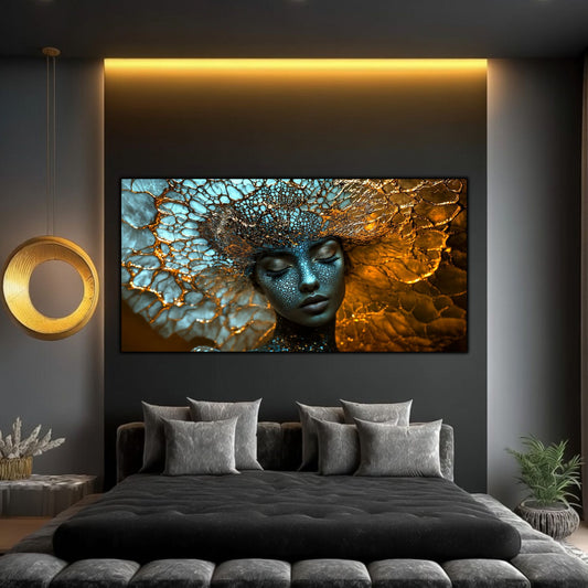 Tablou Decorativ Modern „Visul Stelar" | Sticlă Securizată