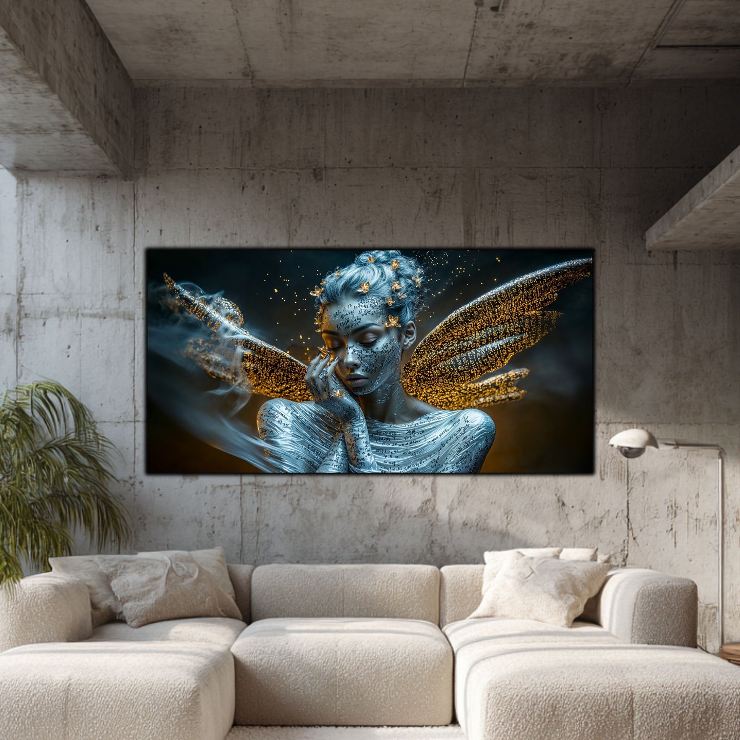 Beyond Meditation - Tablouri moderne pe sticla securizata pentru living contemporan NO45