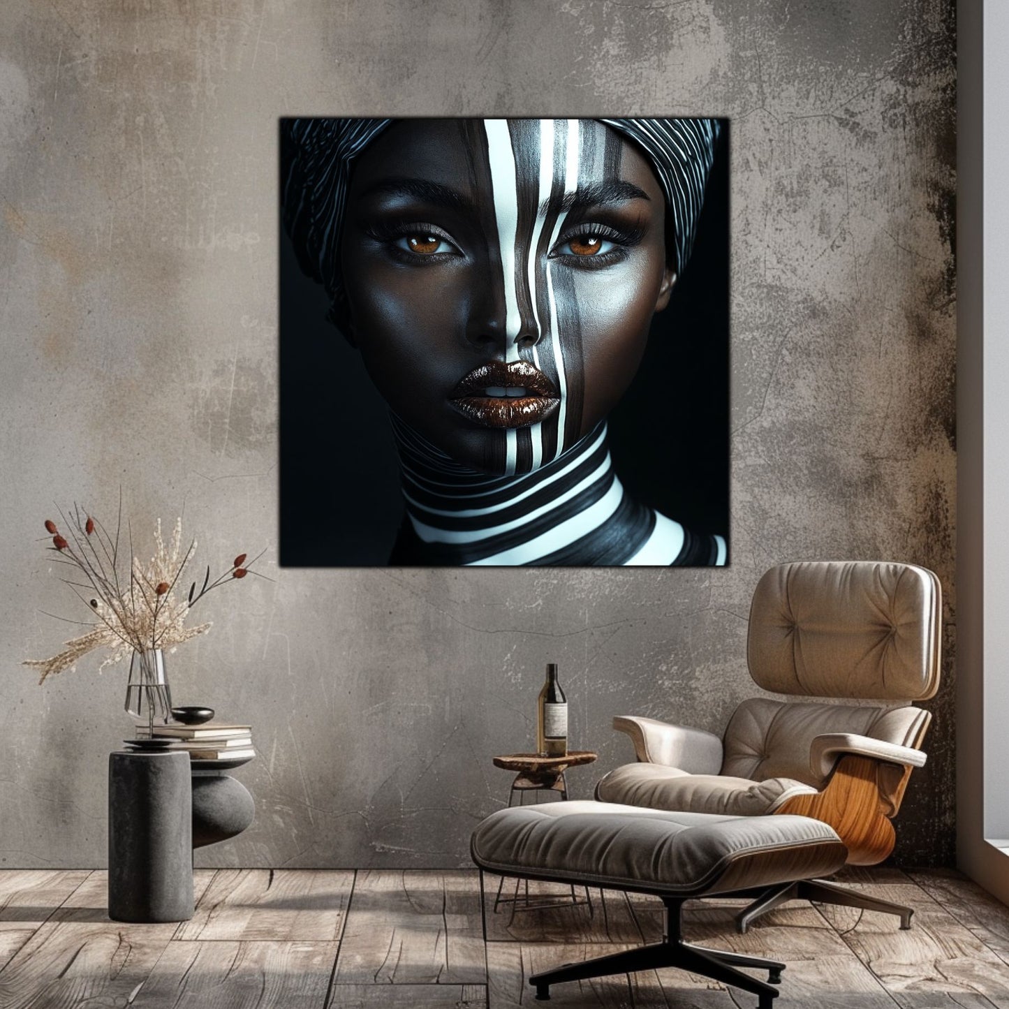 Dark Glow - Tablou Decorativ pt Peretele Livingului Modern - NO10