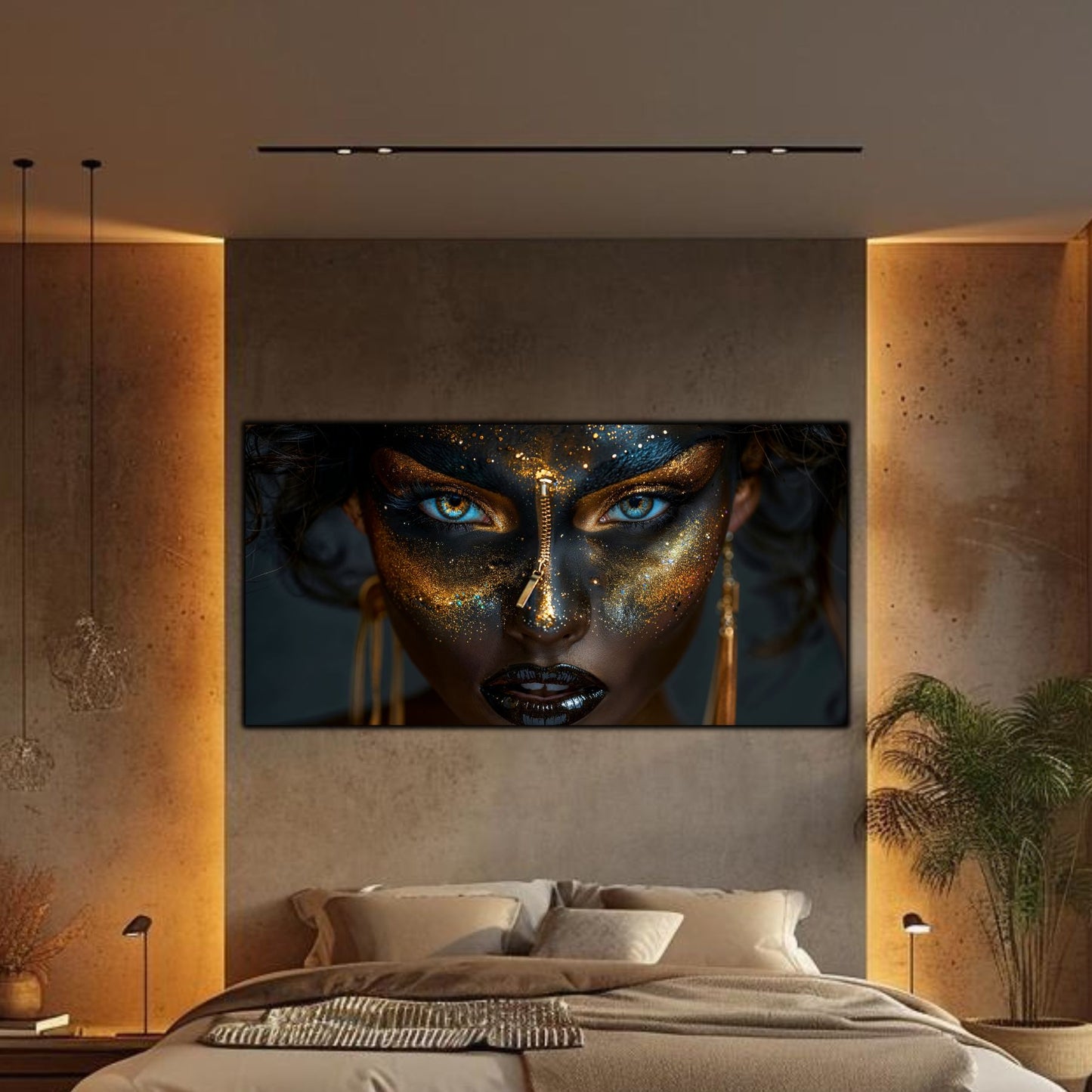 Tablou Sticla Securizata - Dark Zen Reimagined 08