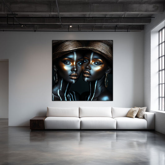 Dark Glow - Tablou Decorativ pt Peretele Livingului Modern - NO14