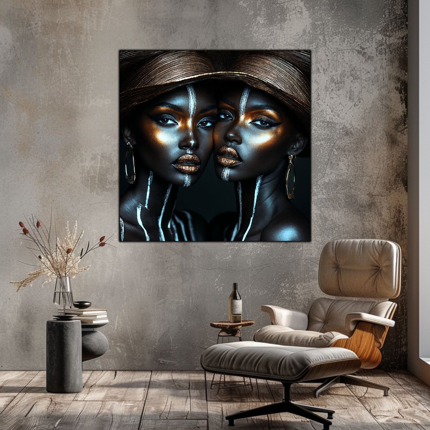 Dark Glow - Tablou Decorativ pt Peretele Livingului Modern - NO14