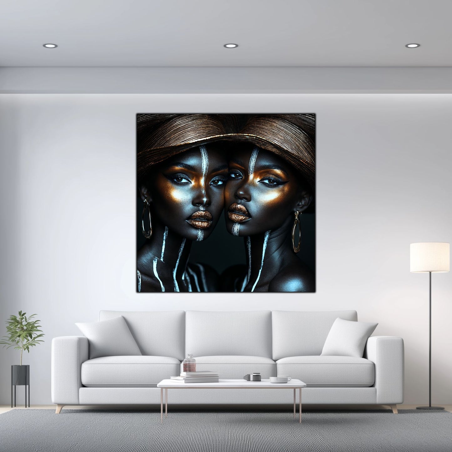 Dark Glow - Tablou Decorativ pt Peretele Livingului Modern - NO14
