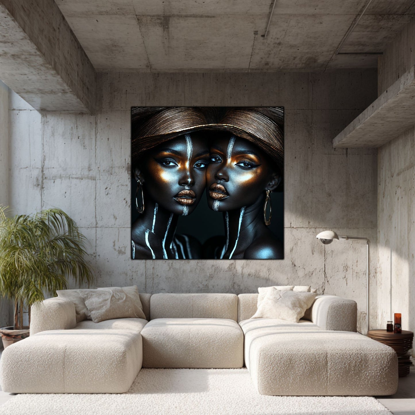 Dark Glow - Tablou Decorativ pt Peretele Livingului Modern - NO14