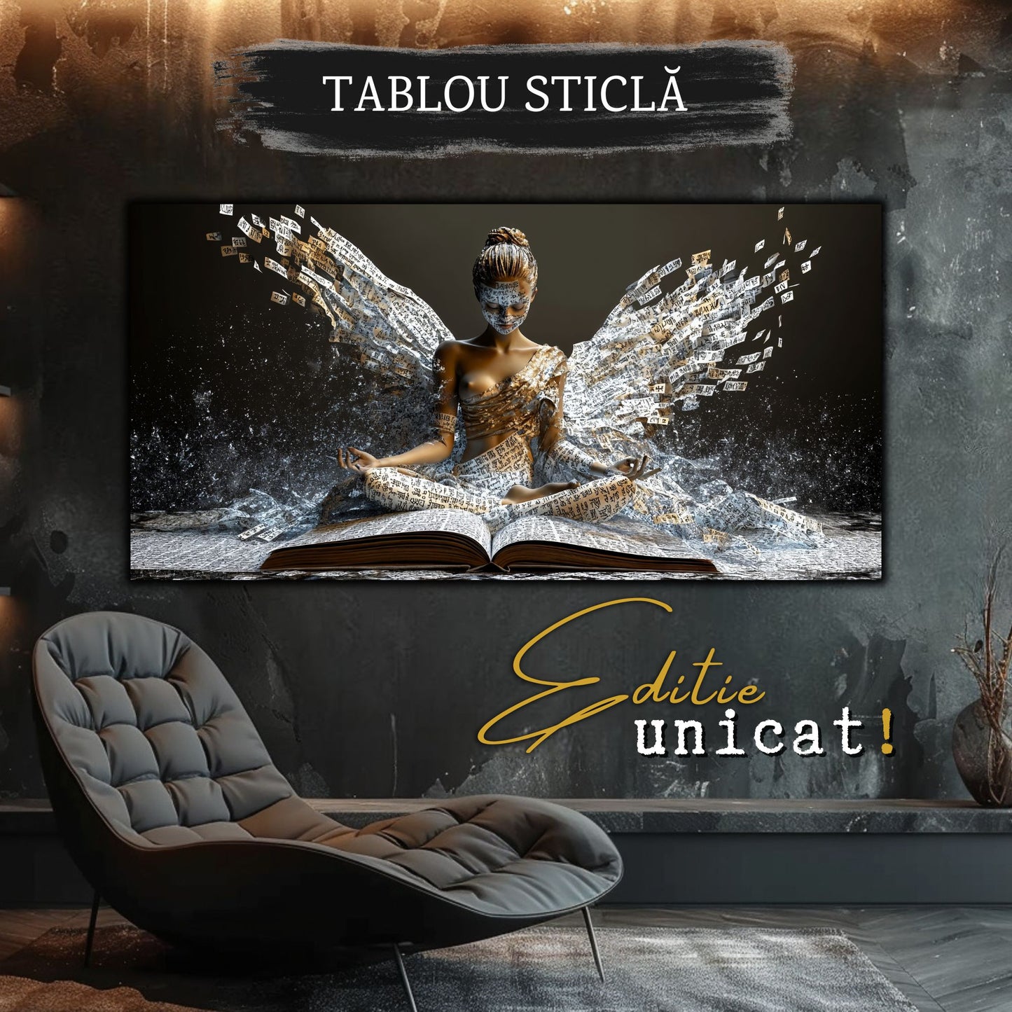 Frosted Soul - Tablou Sticla Securizata - 17