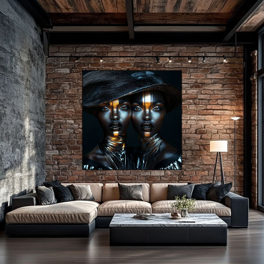 Dark Glow - Tablou Decorativ pt Peretele Livingului Modern - NO14
