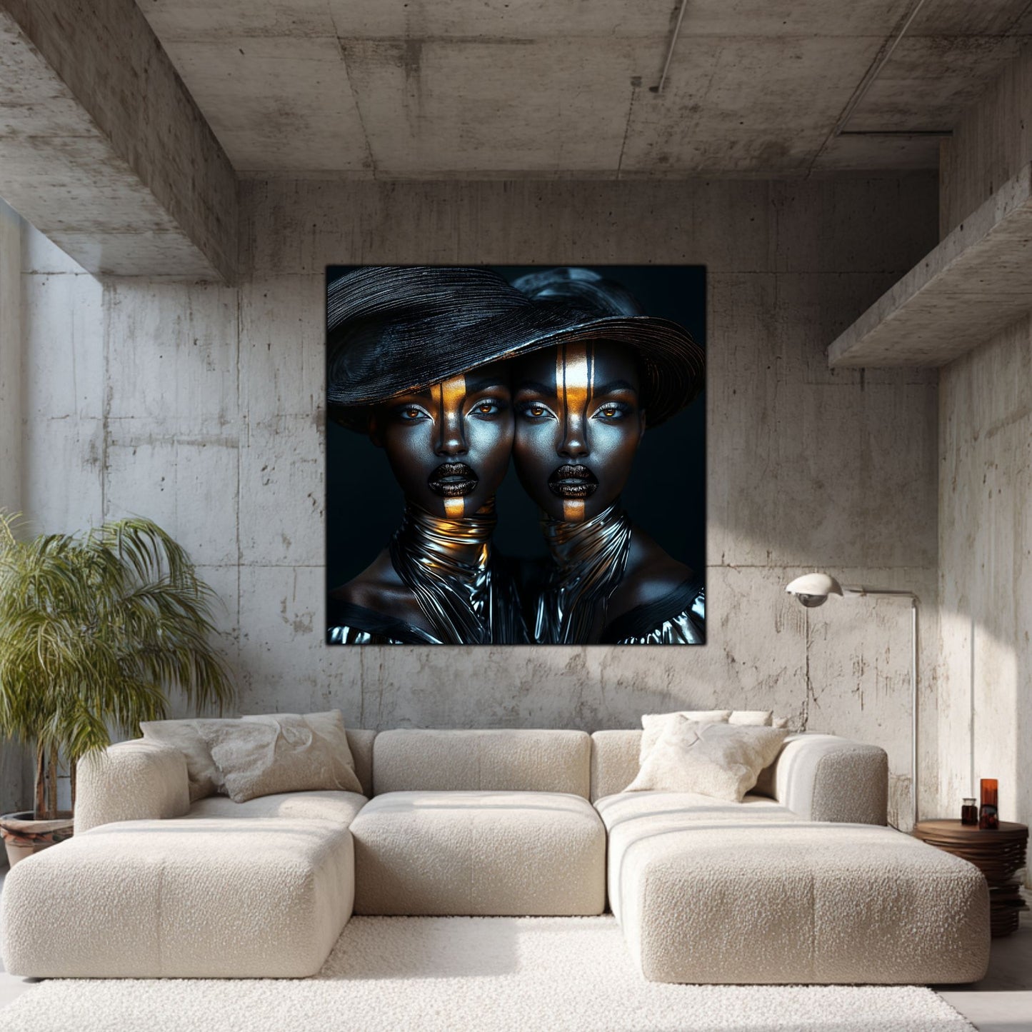 Dark Glow - Tablou Decorativ pt Peretele Livingului Modern - NO14
