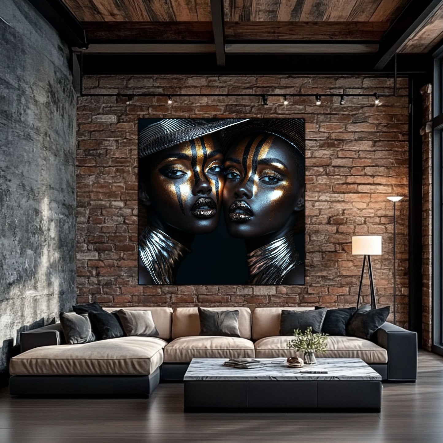 Dark Glow - Tablou Decorativ pt Peretele Livingului Modern - NO13