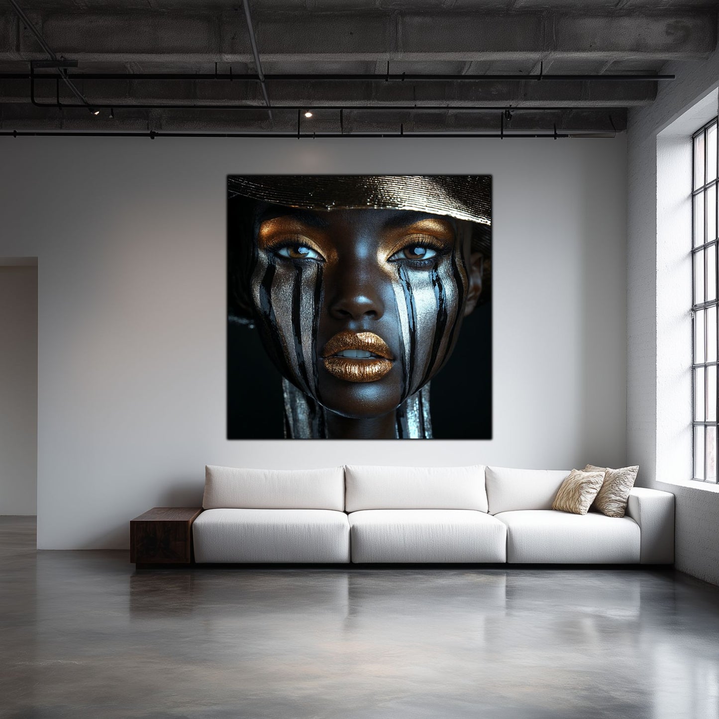 Dark Glow - Tablou Decorativ pt Peretele Livingului Modern - NO11