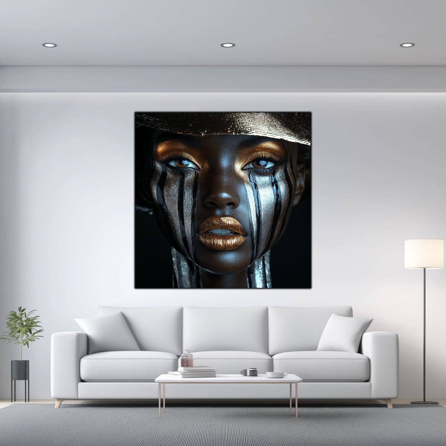 Dark Glow - Tablou Decorativ pt Peretele Livingului Modern - NO11