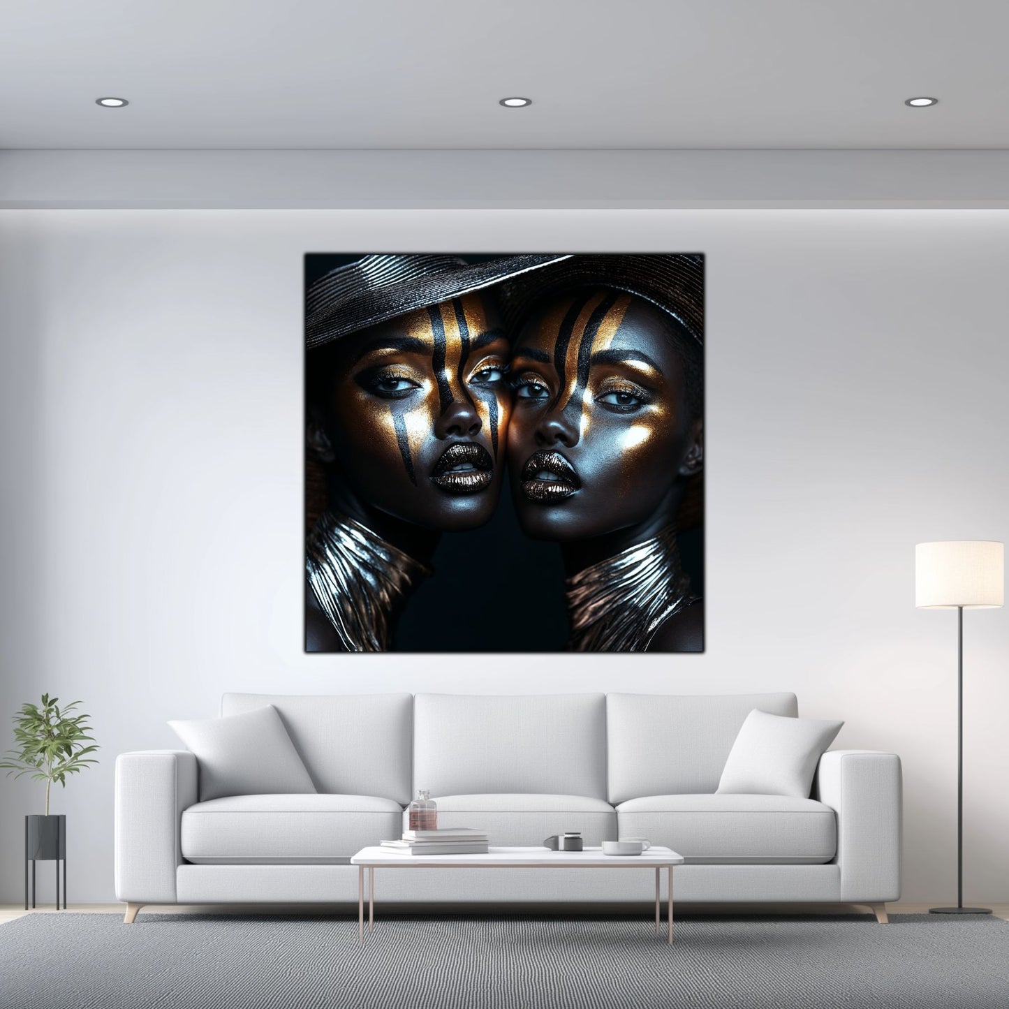 Dark Glow - Tablou Decorativ pt Peretele Livingului Modern - NO13