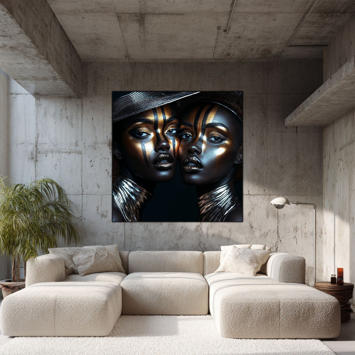 Dark Glow - Tablou Decorativ pt Peretele Livingului Modern - NO13