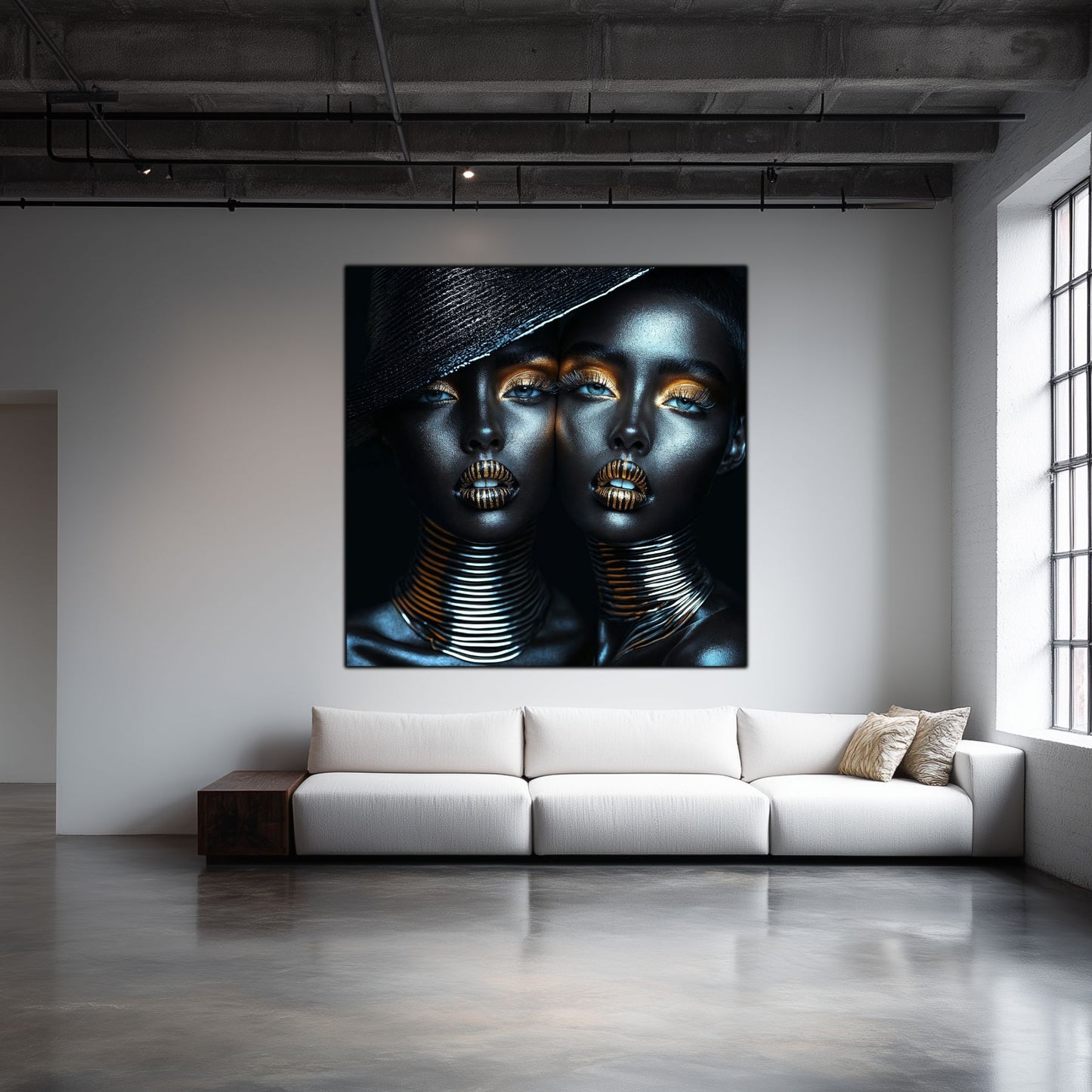 Dark Glow - Tablou Decorativ pt Peretele Livingului Modern - NO12