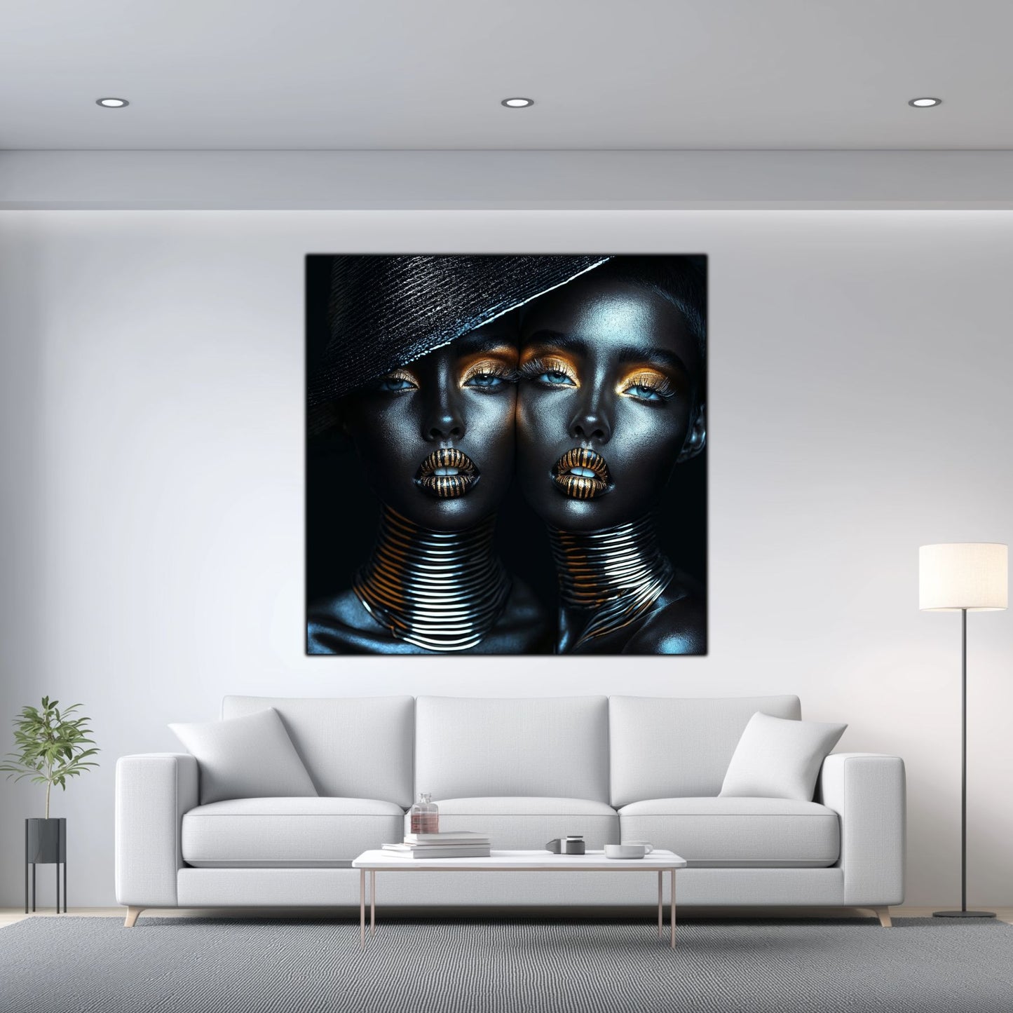 Dark Glow - Tablou Decorativ pt Peretele Livingului Modern - NO12