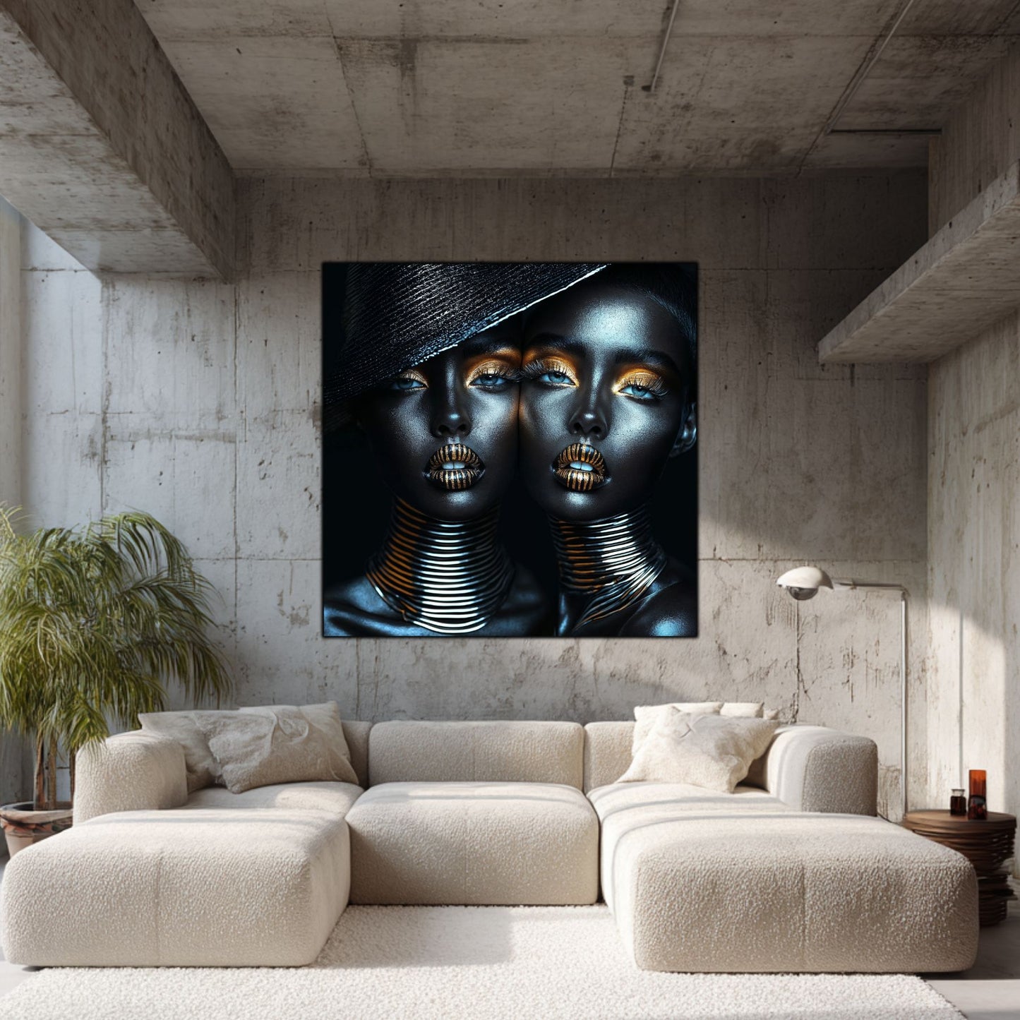 Dark Glow - Tablou Decorativ pt Peretele Livingului Modern - NO12