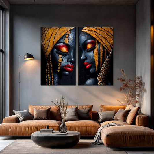 Set Tablouri Elegante de Perete – Arta Moderna pentru Living sau Dormitor – Sticla Securizata – Colectia Ancestral - No07