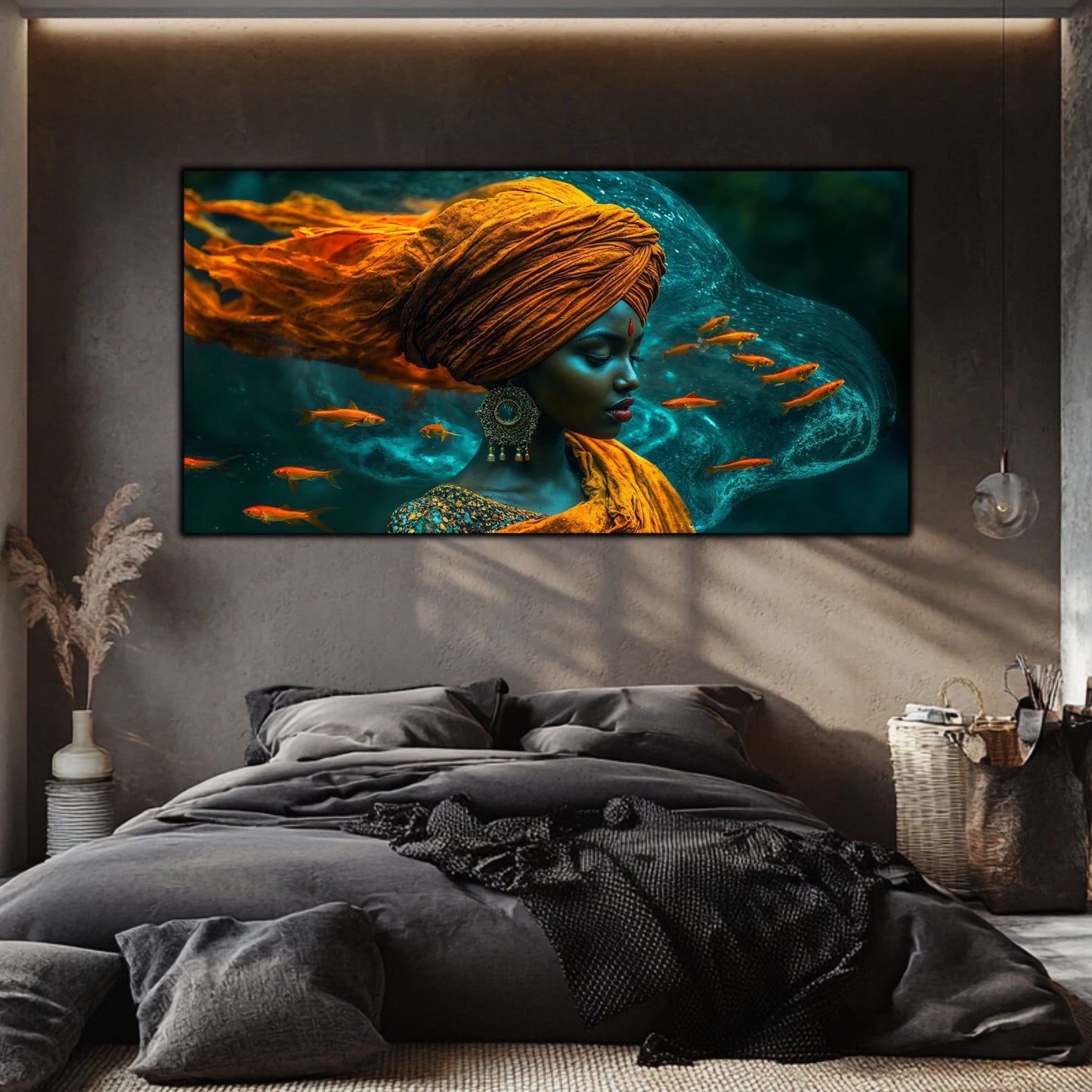 Tablou pe Sticlă Securizată "Geneza Abisului"