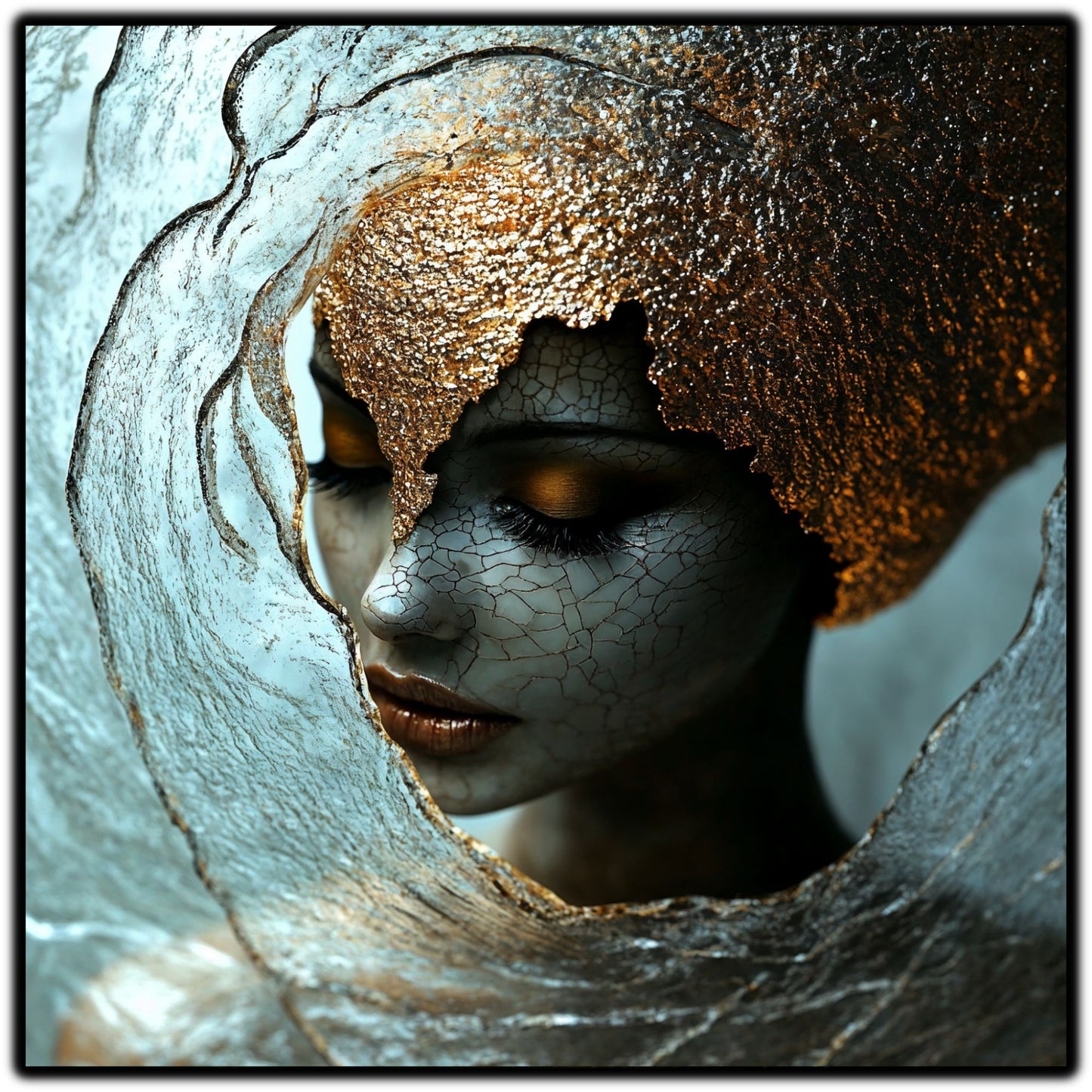 Liquid dream - Tablou Unicat pe Sticla - 14