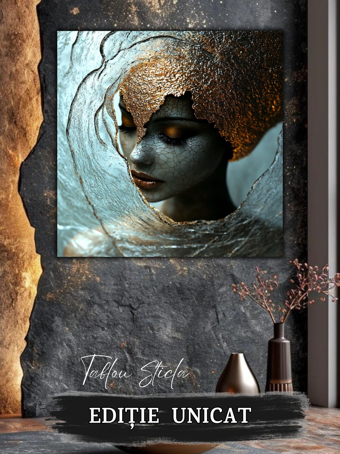 Liquid dream - Tablou Unicat pe Sticla - 14