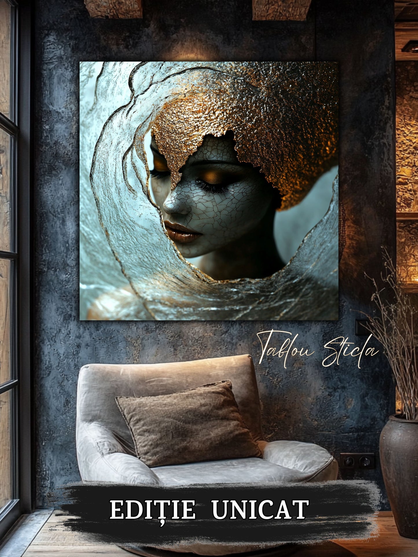 Liquid dream - Tablou Unicat pe Sticla - 14