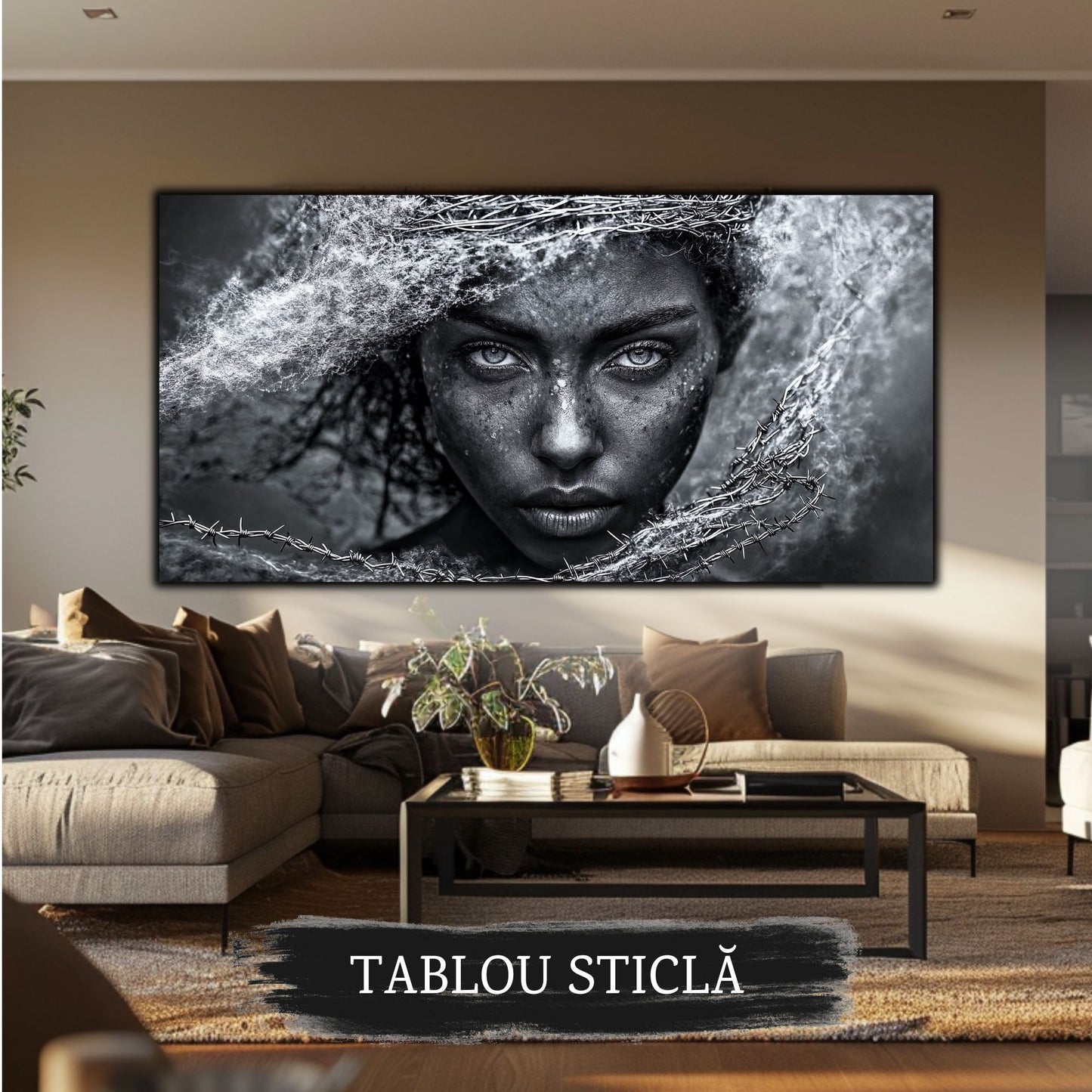Frosted Soul - Tablou Sticla Securizata - 13