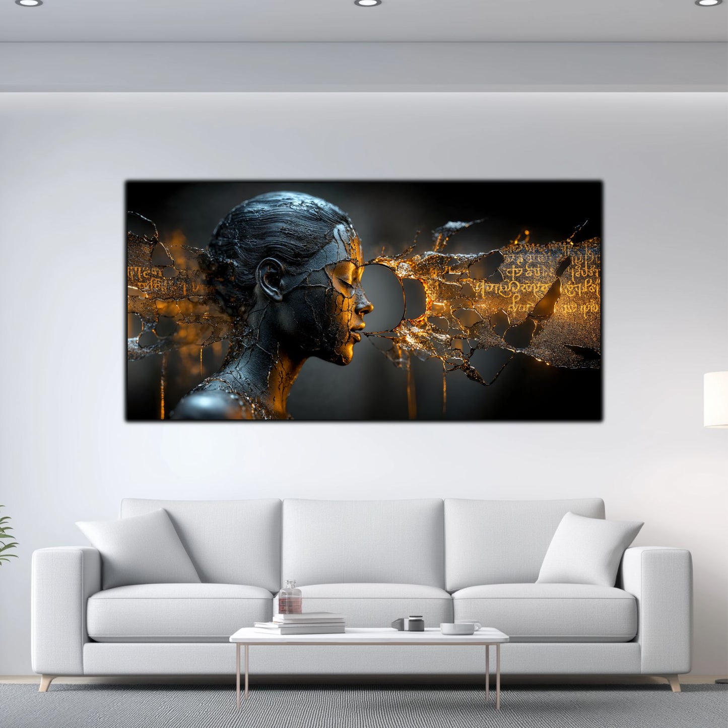 Tablou Sticla Securizata - Broken Mind 10