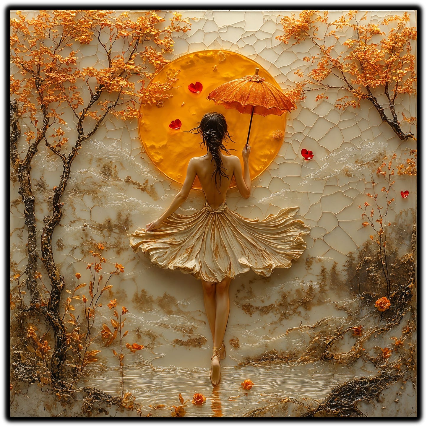 Tablou Sticla Securizata - Fragment of The Soul - 23