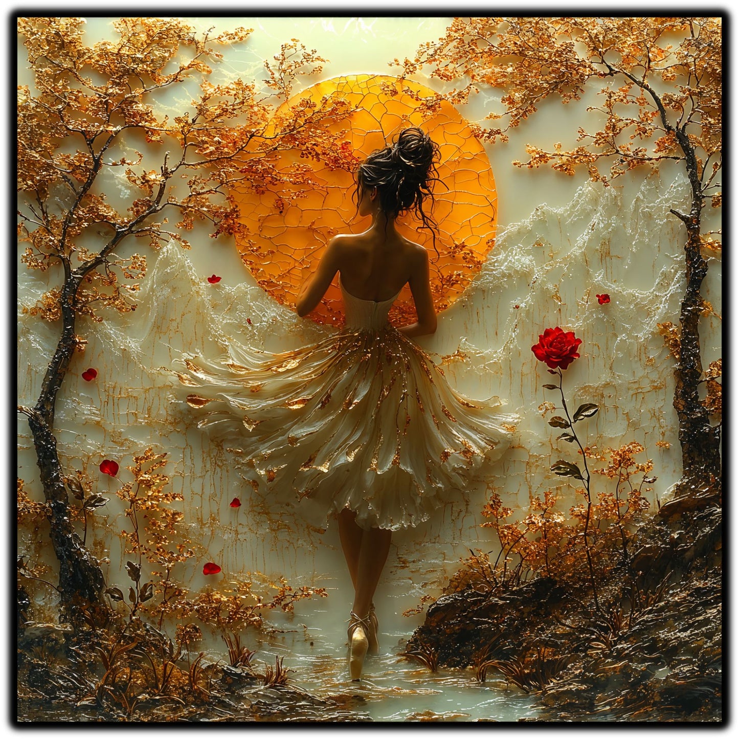 Tablou Sticla Securizata - Fragment of The Soul - 24