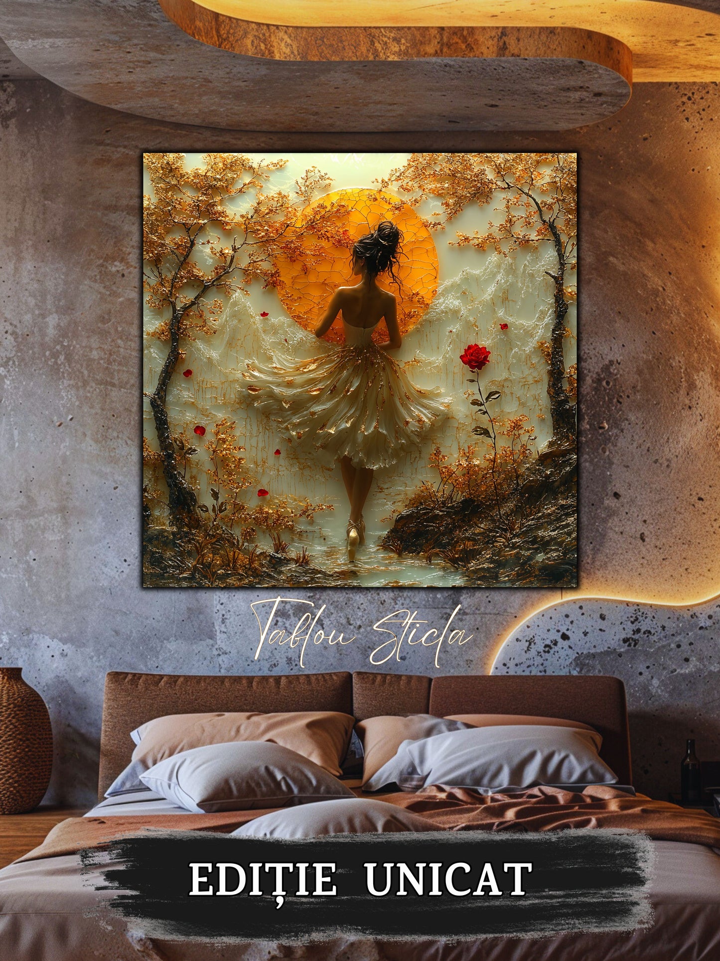 Tablou Sticla Securizata - Fragment of The Soul - 24