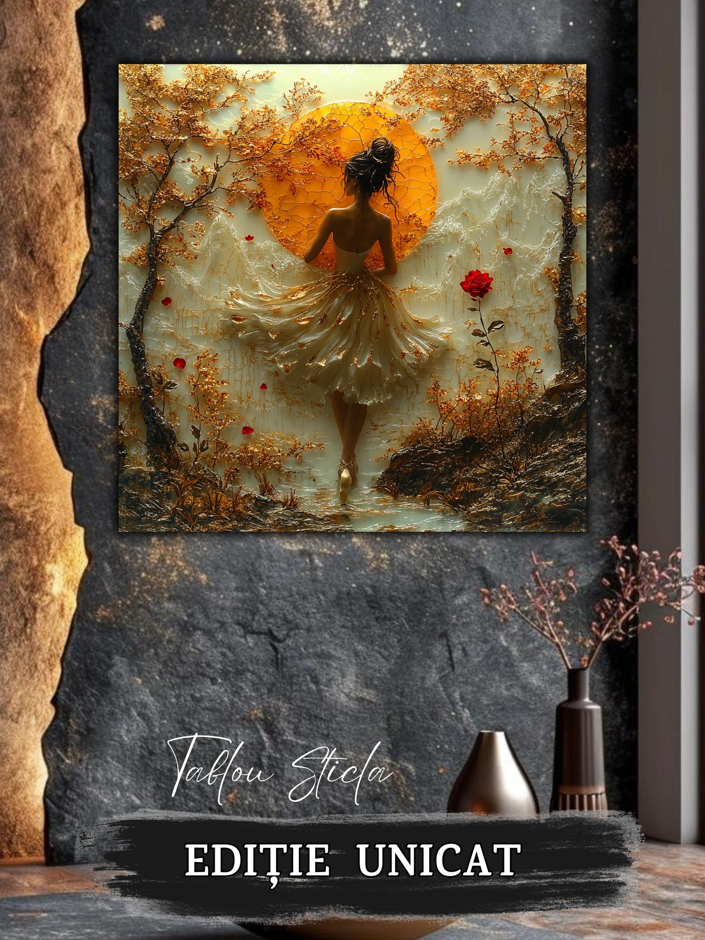 Tablou Sticla Securizata - Fragment of The Soul - 24