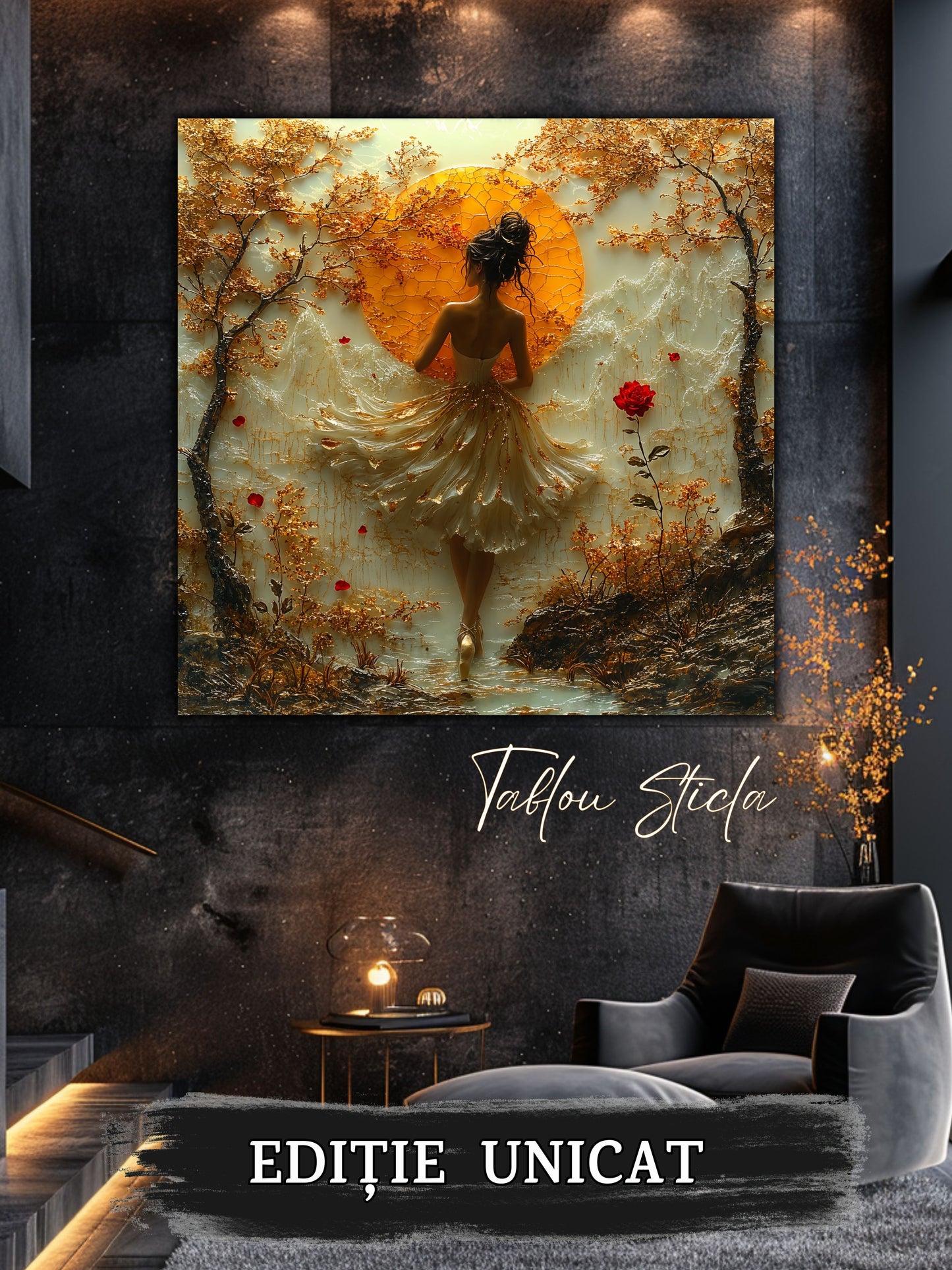 Tablou Sticla Securizata - Fragment of The Soul - 24