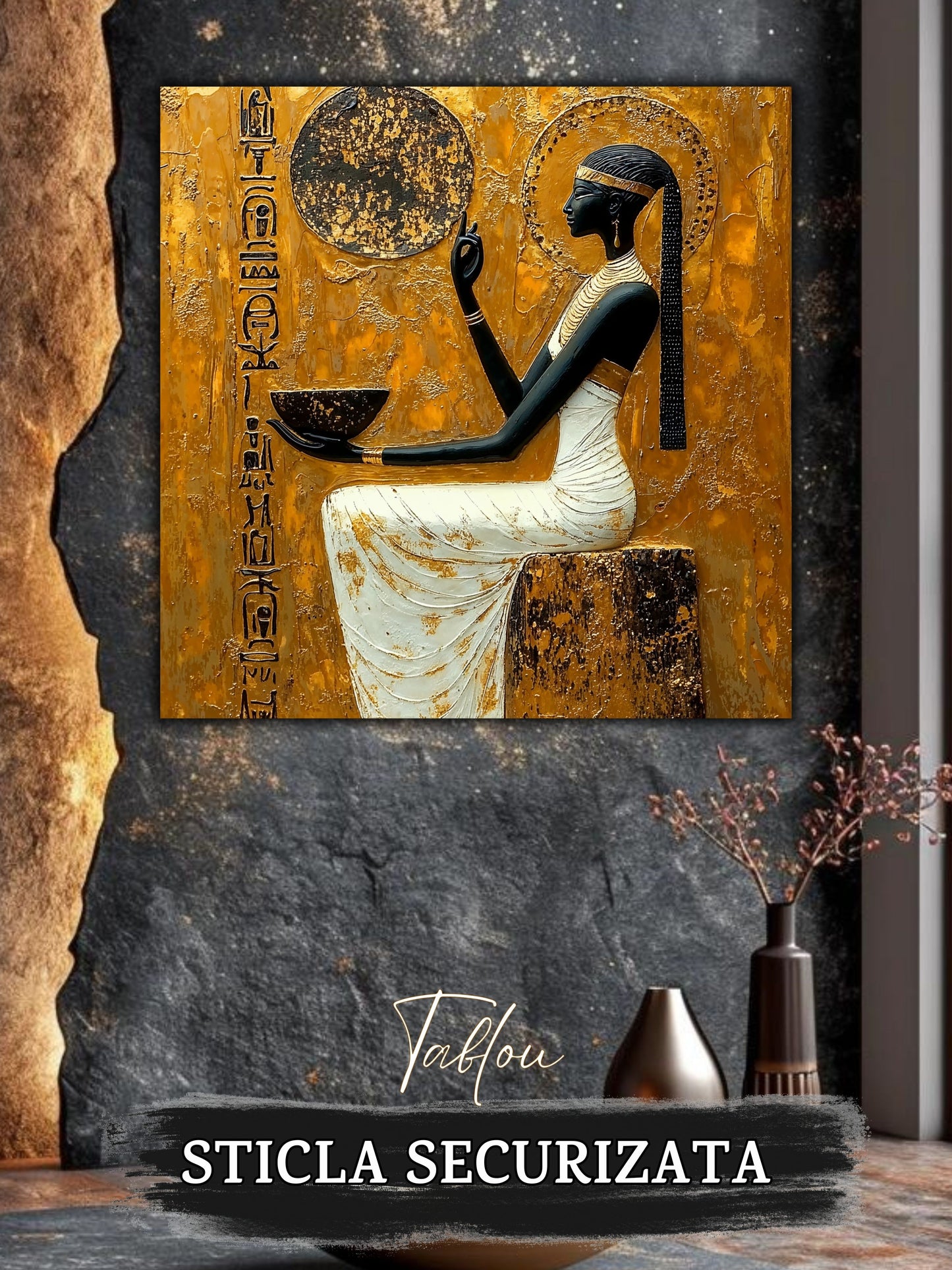 Whispers of the Nile - Tablou Sticla - 28