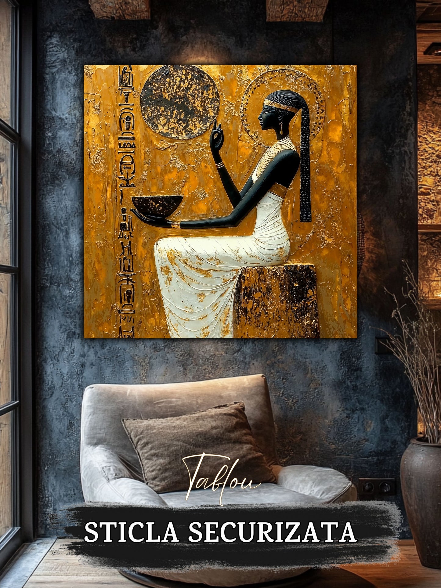 Whispers of the Nile - Tablou Sticla - 28