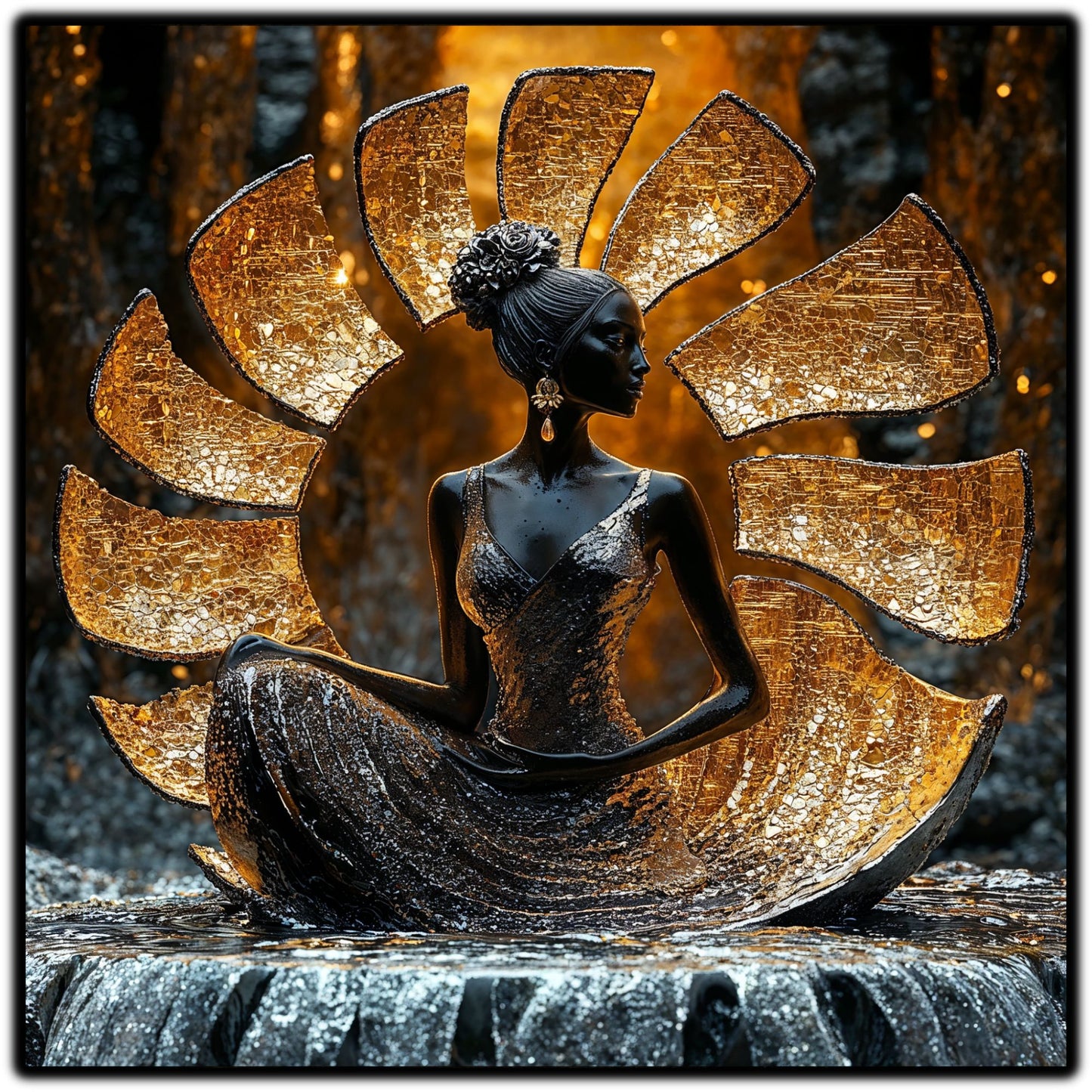 Tablou Sticla Securizata - Soul's Mandala No20