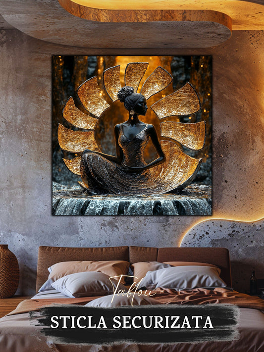 Tablou Sticla Securizata - Soul's Mandala No20