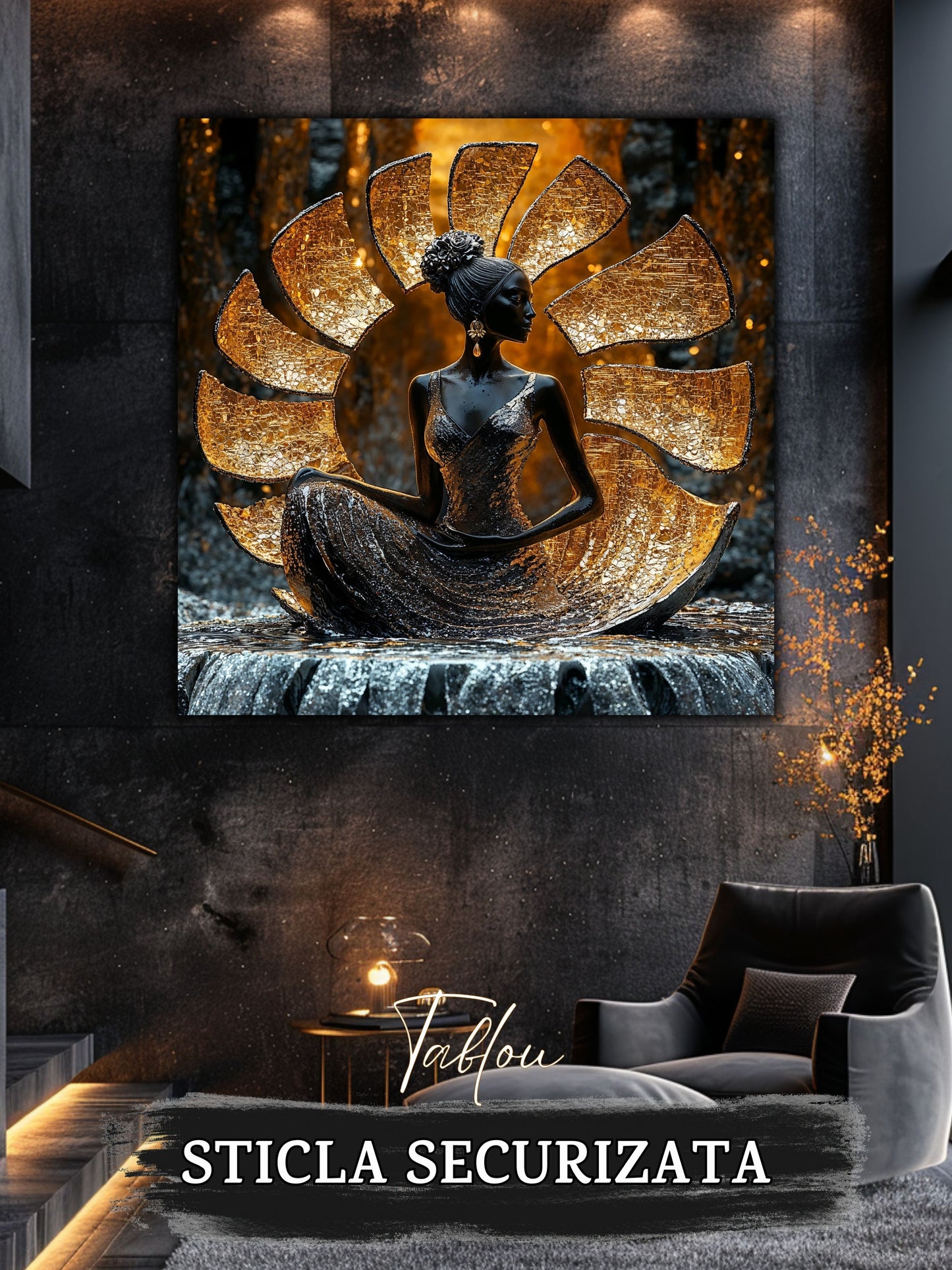 Tablou Sticla Securizata - Soul's Mandala No20