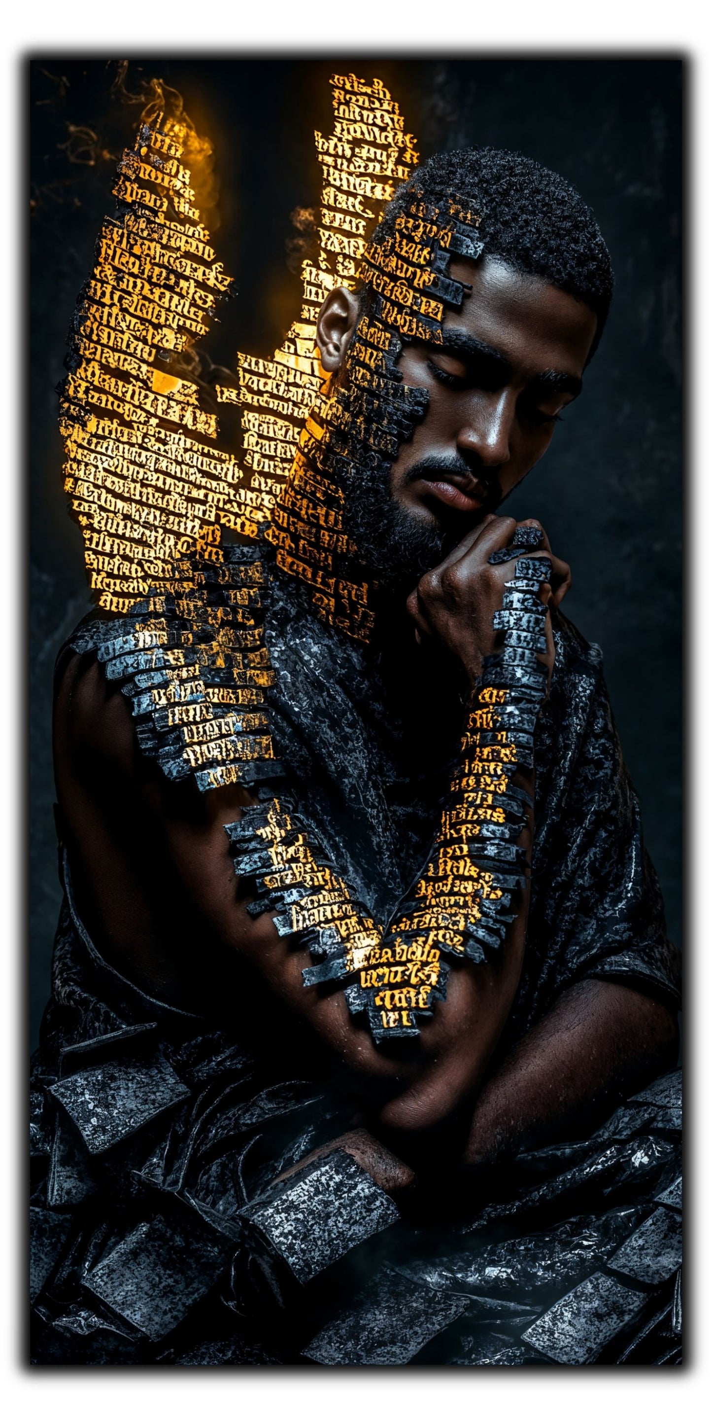 Dark Glow 07 - Tablou Sticla Securizata