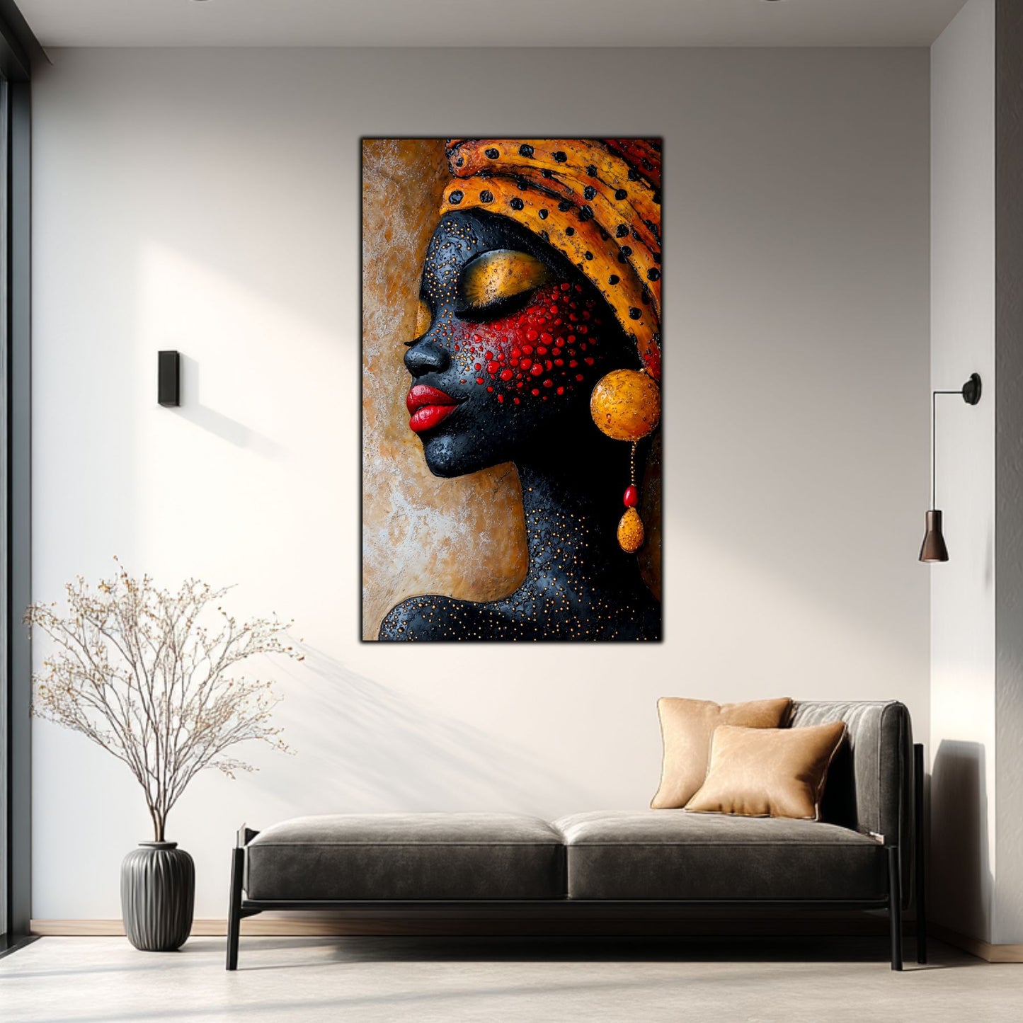 Tablou pt Decorul Livingului Modern – Sticla Securizata – Colectia Ancestral - No12