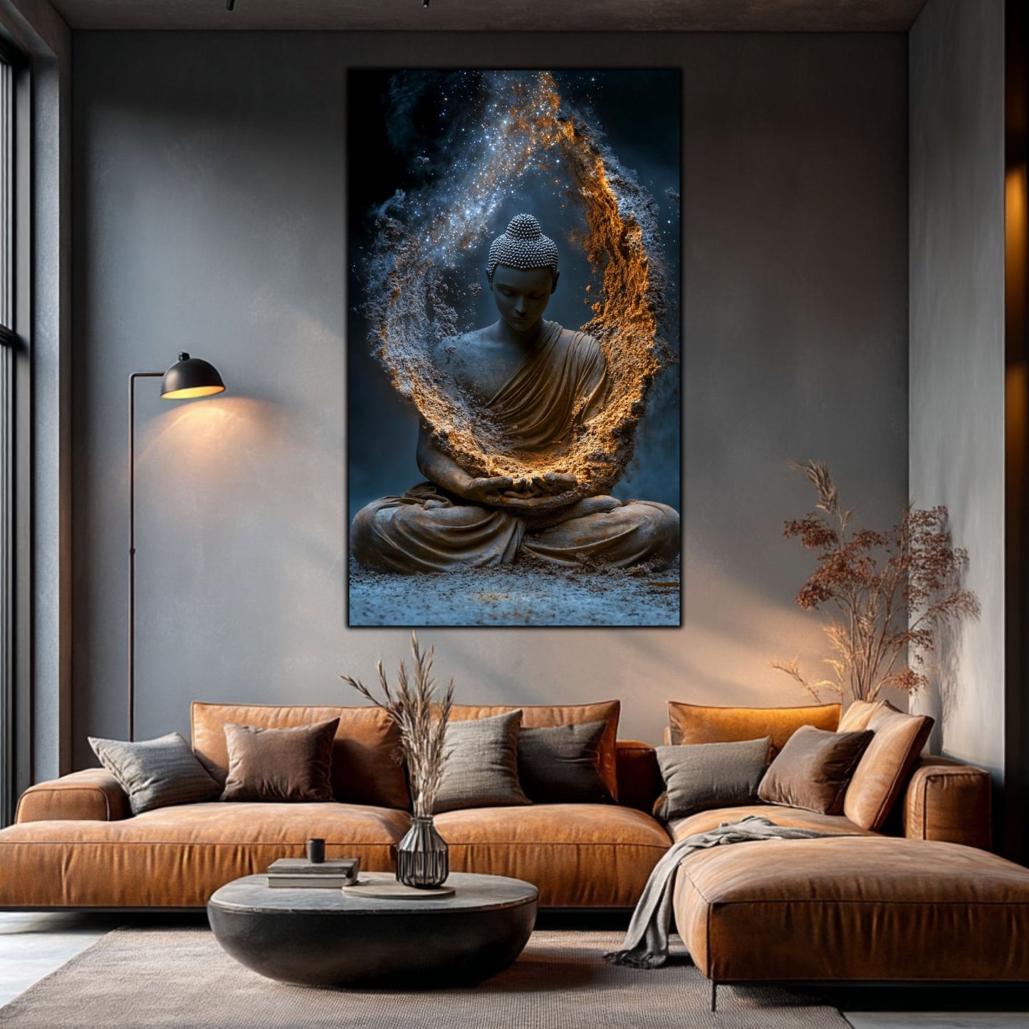 Tablou Decorativ pe Sticla Securizata – Ideal pt Dormitor si Living - Beyond Stardust No09