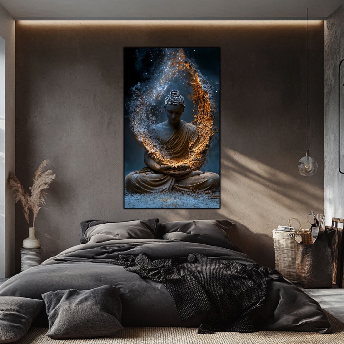 Tablou Decorativ pe Sticla Securizata – Ideal pt Dormitor si Living - Beyond Stardust No09