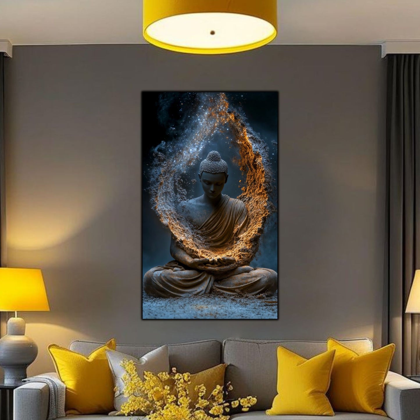 Tablou Decorativ pe Sticla Securizata – Ideal pt Dormitor si Living - Beyond Stardust No09