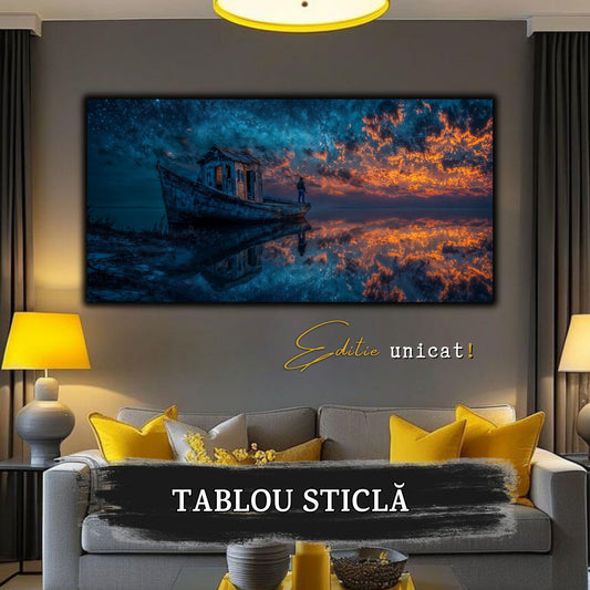 Night and Soul - Tablou Living - Sticla Securizata - no04